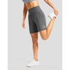 G Gradual Women’s Athletic Shorts 7 Inch with Zipper Pocket(Charcoal)