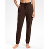 G Gradual Women’s Tall Sweatpants 30/32/34″ Cotton Joggers with Pockets(Dark Brown)