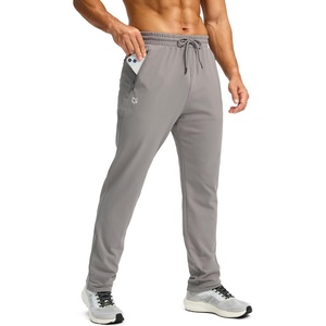 G Gradual Men’s Fleece Lined Winter Pants with 3 Zipper Pockets(Light Grey)