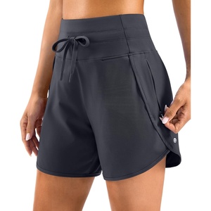 G Gradual Women’s 5″/7″ Athletic Gym Running Shorts with Zipper Pockets(Charcoal)