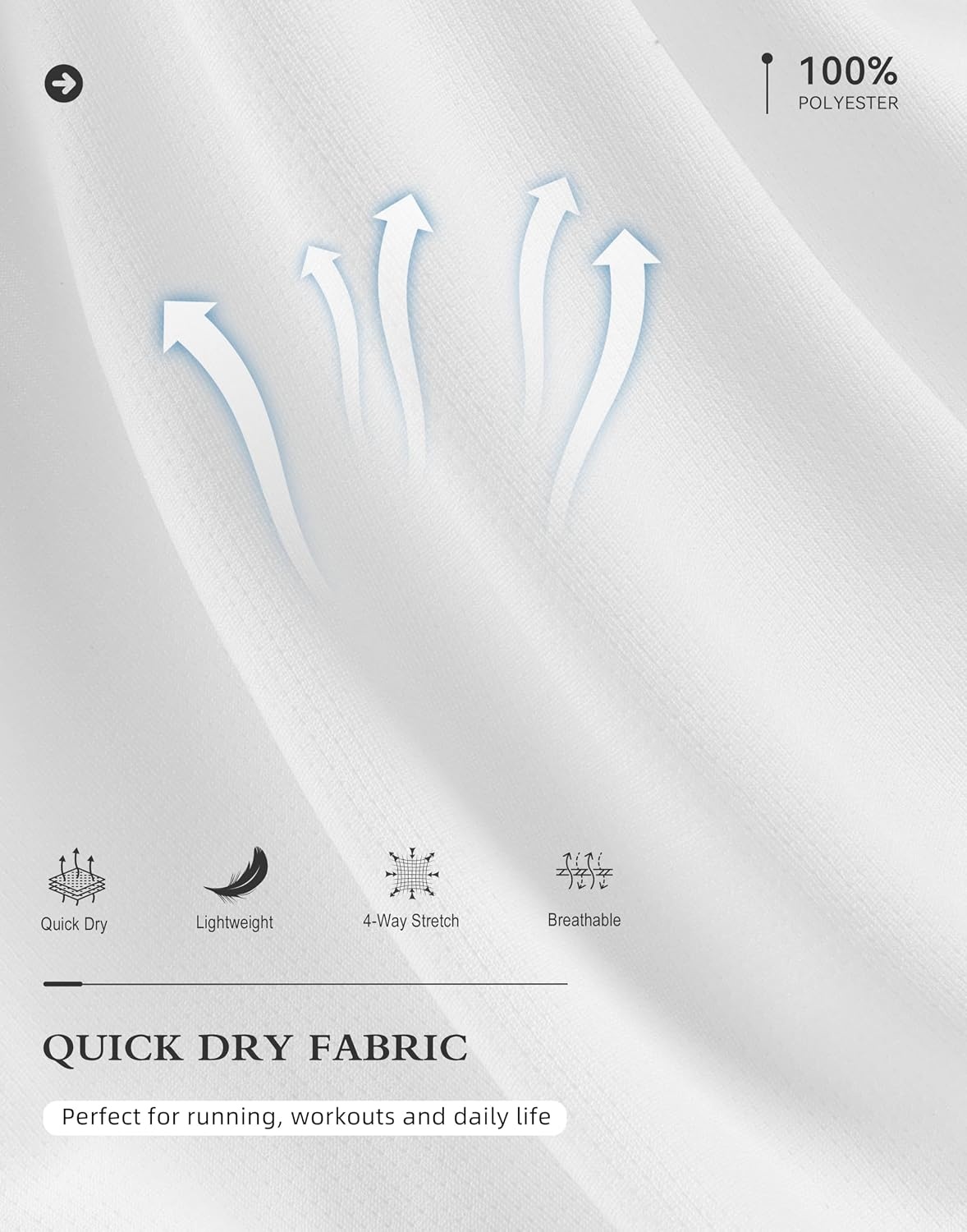 image:imageG Gradual Mens Quarter Zip Pullover Running Athletic Shirts Long SleeveWhite