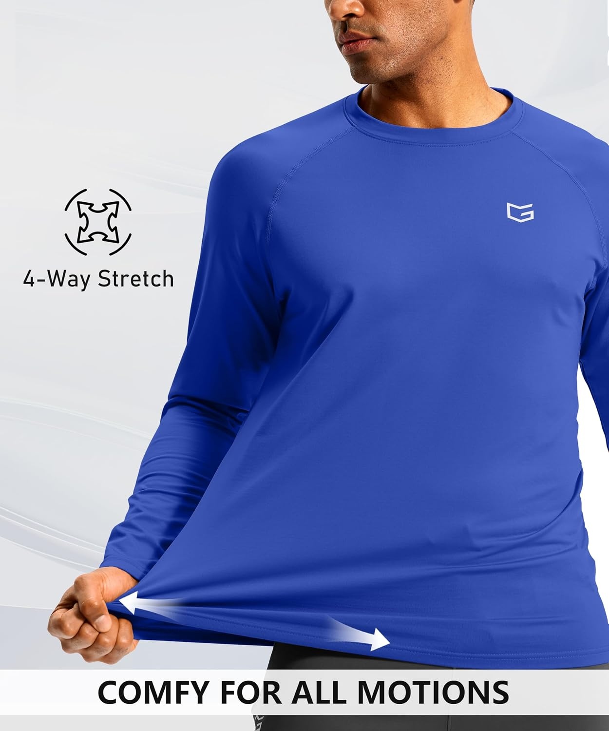 image:imageG Gradual Mens Thermal Shirts Long Sleeve Athletic Workout TShirtsRoyal Blue