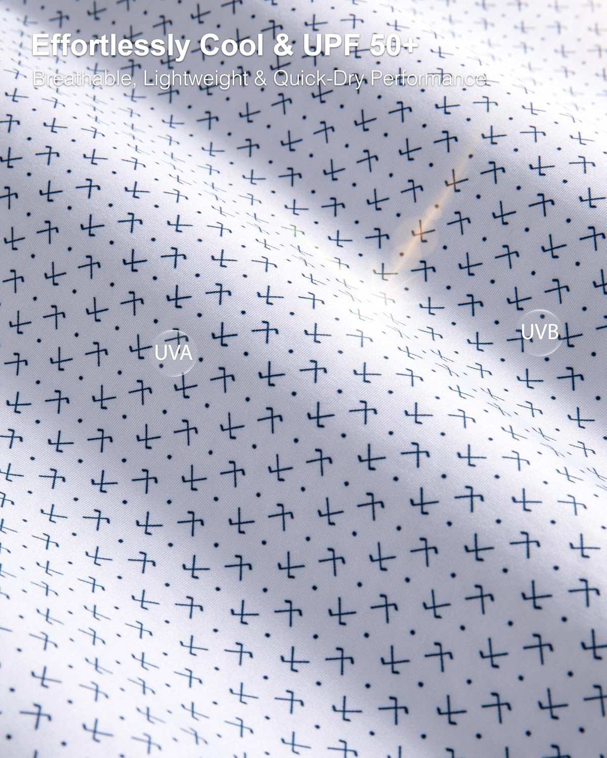 image:imageMens Golf Shirts Dry Fit Micro Print Short Sleeve PoloGolf Clubs