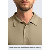 G Gradual Men’s Golf Polo Shirts Long Sleeve Sun Protection Shirts UPF 50+(Khaki)