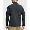 G Gradual Men’s Quarter Zip Pullover Running Athletic Shirts Long Sleeve(Dark Grey)