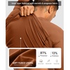 G Gradual Men’s Thermal Shirts Long Sleeve Athletic Workout T-Shirts(Caramel)