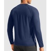 G Gradual Men’s Thermal Shirts Long Sleeve Athletic Workout T-Shirts(Dark Blue)