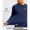 G Gradual Men’s Thermal Shirts Long Sleeve Athletic Workout T-Shirts(Dark Blue)