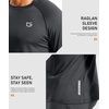 G Gradual Men’s Thermal Shirts Long Sleeve Athletic Workout T-Shirts(Dark Grey)