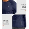 G Gradual Men’s Thermal Shirts Long Sleeve Athletic Workout T-Shirts(Navy)