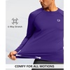 G Gradual Men’s Thermal Shirts Long Sleeve Athletic Workout T-Shirts(Purple)