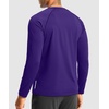 G Gradual Men’s Thermal Shirts Long Sleeve Athletic Workout T-Shirts(Purple)