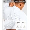 G Gradual Men’s Thermal Shirts Long Sleeve Athletic Workout T-Shirts(White)