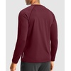 G Gradual Men’s Thermal Shirts Long Sleeve Athletic Workout T-Shirts(Wine)