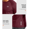 G Gradual Men’s Thermal Shirts Long Sleeve Athletic Workout T-Shirts(Wine)