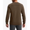 Men’s Fleece Lined Crewneck Sweatshirt Athletic Midweight Regular Fit(Apricot Brown)