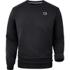 Men’s Fleece Lined Crewneck Sweatshirt Athletic Midweight Regular Fit(Black)