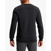 Men’s Fleece Lined Crewneck Sweatshirt Athletic Midweight Regular Fit(Black)