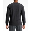 Men’s Fleece Lined Crewneck Sweatshirt Athletic Midweight Regular Fit(Charcoal Grey)