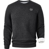 Men’s Fleece Lined Crewneck Sweatshirt Athletic Midweight Regular Fit(Charcoal Grey)