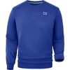 Men’s Fleece Lined Crewneck Sweatshirt Athletic Midweight Regular Fit(Royal Blue)