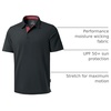 Men’s Golf Polo Shirts Dry Fit Moisture Wicking Performance Short Sleeve(A-dark Grey)