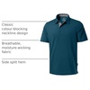 Men’s Golf Polo Shirts Dry Fit Moisture Wicking Performance Short Sleeve(A-reflecting Pond)