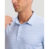 Men’s Golf Shirts Dry Fit Micro Print Short Sleeve Polo(Arc Arrow)
