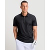 Men’s Golf Shirts Dry Fit Micro Print Short Sleeve Polo(Golf Clubs 2)
