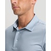 Men’s Golf Shirts Dry Fit Micro Print Short Sleeve Polo(Mini Dumbbell)