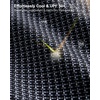 Men’s Golf Shirts Dry Fit Micro Print Short Sleeve Polo(Mini Rocket)