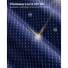 Men’s Golf Shirts Dry Fit Micro Print Short Sleeve Polo(Navy Rocket)