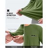 Men’s Sun Protection Shirts UPF 50+ Rash Guard Swim for Men(Army Green Compass)
