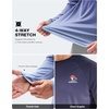 Men’s Sun Protection Shirts UPF 50+ Rash Guard Swim for Men(Blue Mountaineer)