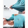 Men’s Sun Protection Shirts UPF 50+ Rash Guard Swim for Men(Green Coconut Tree)