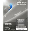 Men’s Sun Protection Shirts UPF 50+ Rash Guard Swim for Men(Grey Gradient Mountai)
