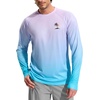 Men’s Sun Protection Shirts UPF 50+ Rash Guard Swim for Men(Light Purple Surfboard)