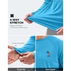 Men’s Sun Protection Shirts UPF 50+ Rash Guard Swim for Men(Sky Blue Tree)
