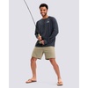 Men’s Sun Protection Shirts UPF 50+ Rash Guard Swim for Men(Sunset)