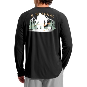 Men’s Sun Protection Shirts UPF 50+ Rash Guard Swim for Men(Orangutan)