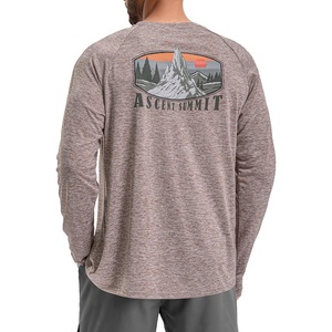 Men’s Sun Protection Shirts UPF 50+ Rash Guard Swim for Men(Peak a)