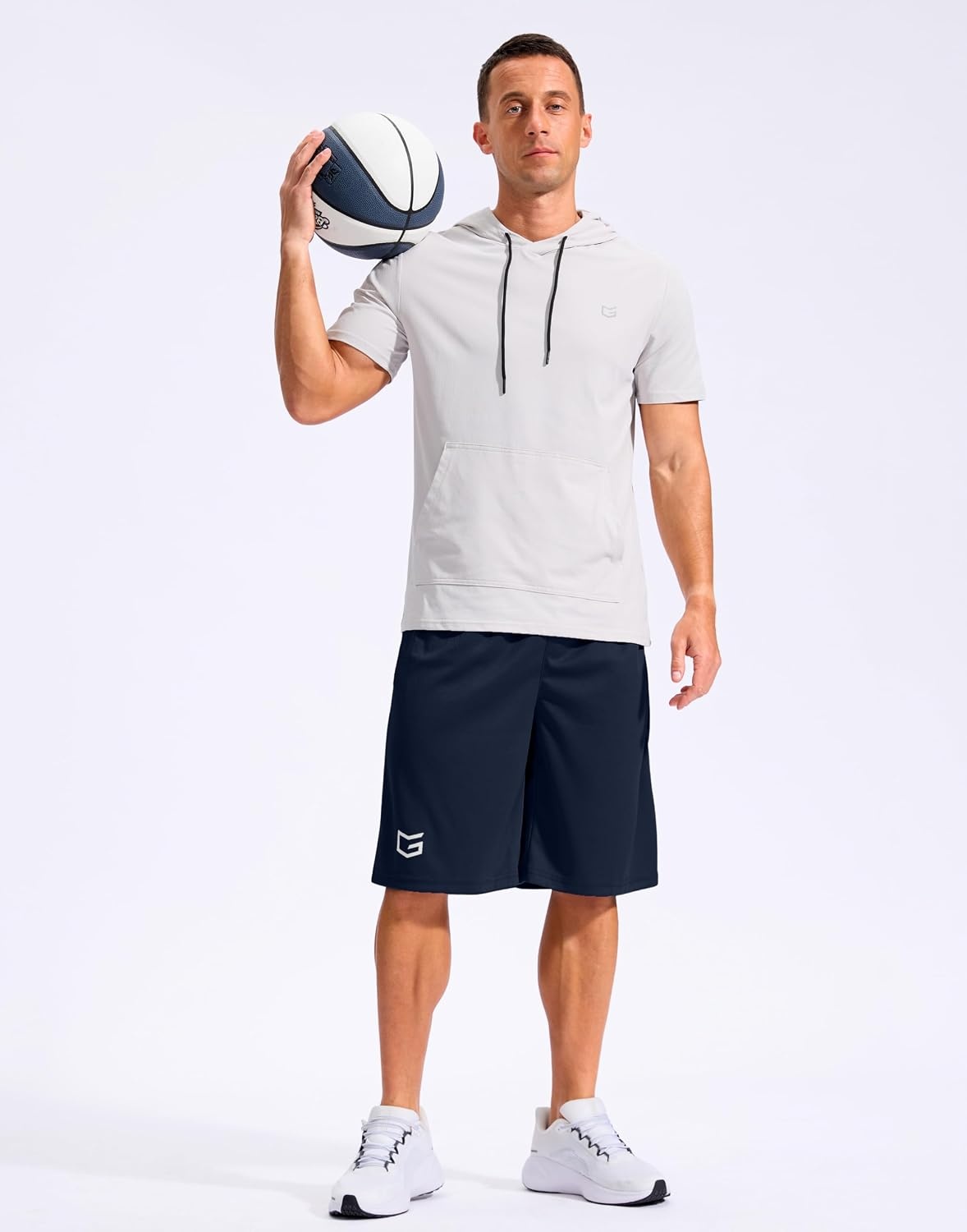 image:imageG Gradual Mens 12 Long Basketball Shorts with PocketsNavy