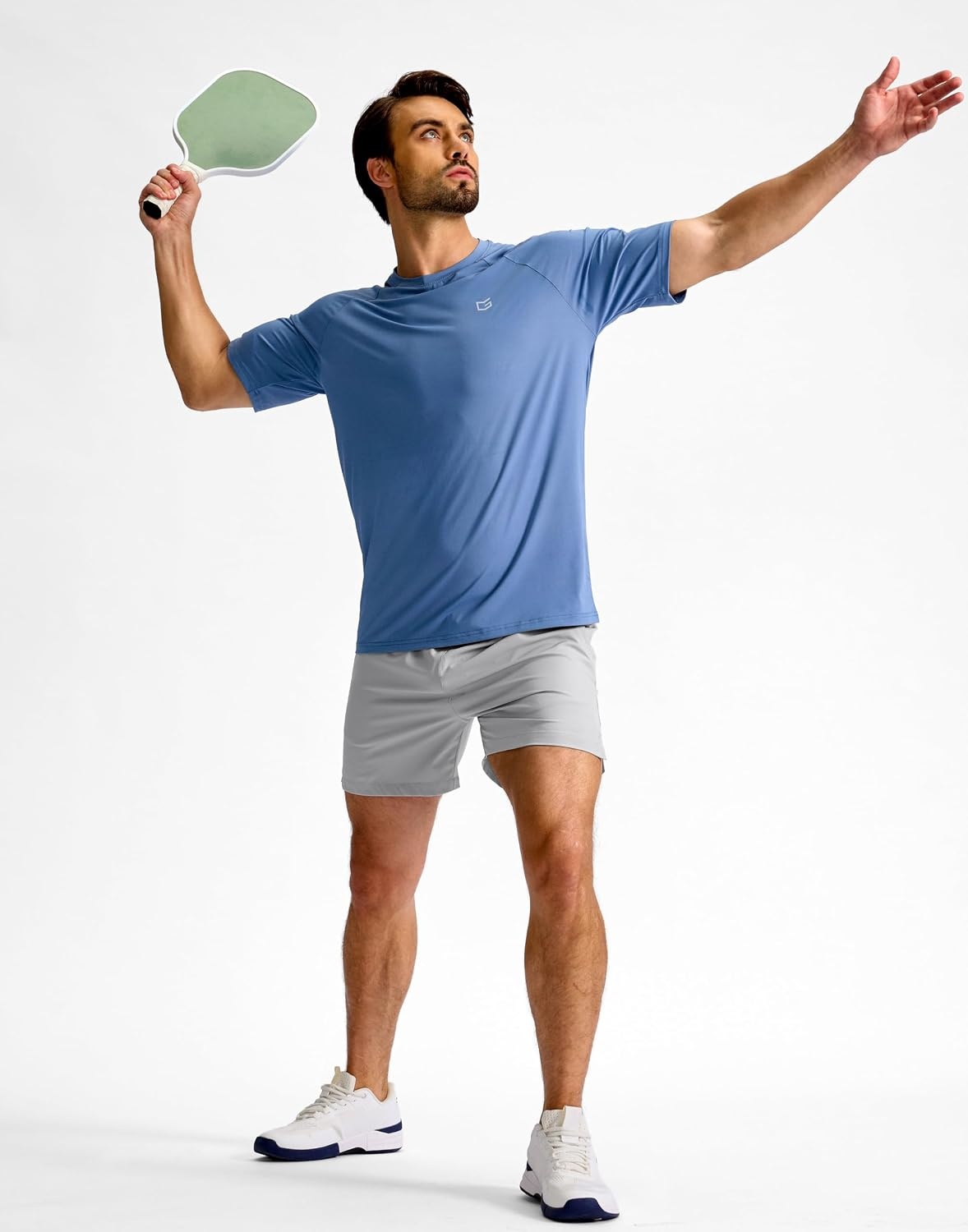 image:imageG Gradual Mens Athletic Running Shorts Zip Pocket Quick DryBright Grey