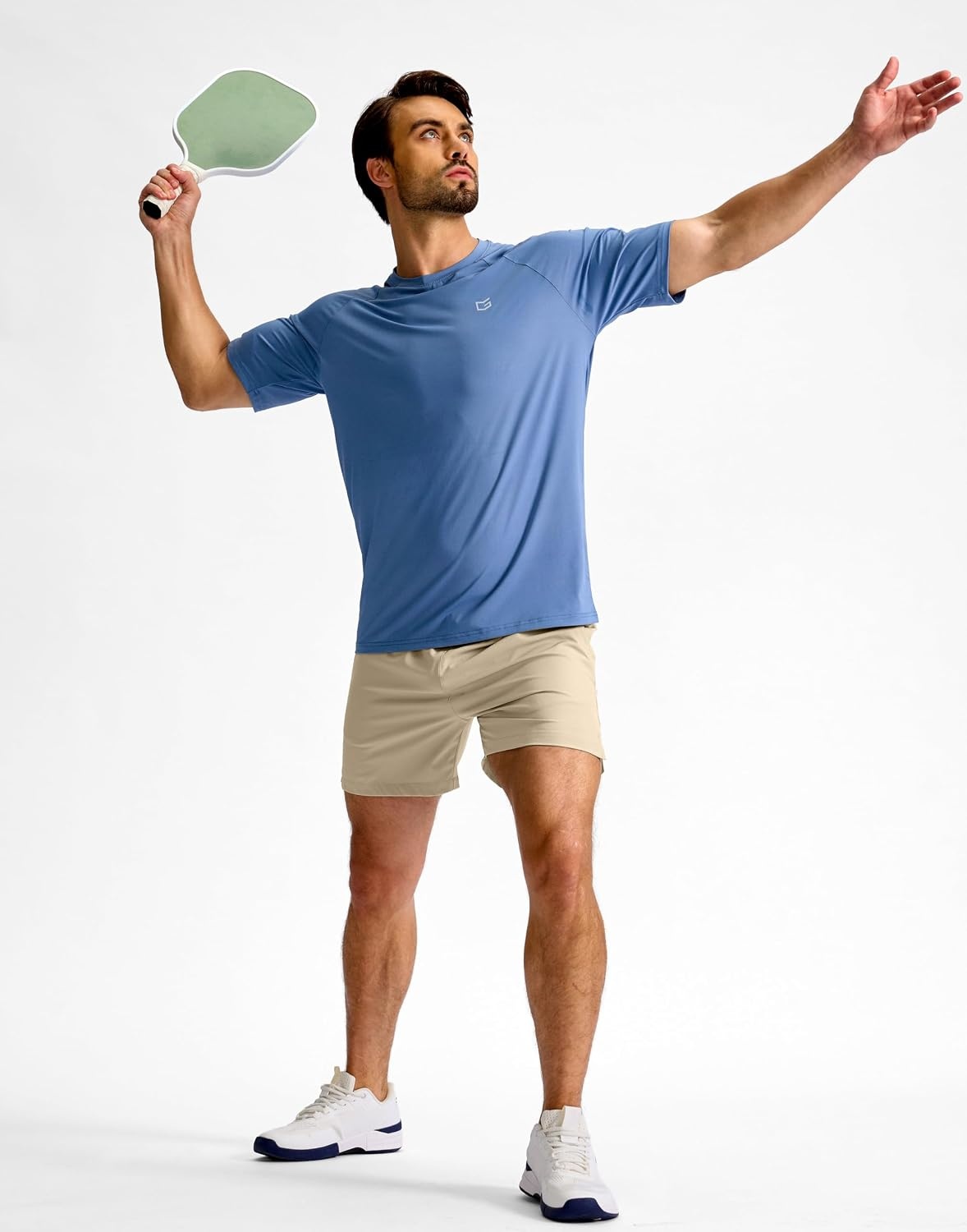 image:imageG Gradual Mens Athletic Running Shorts Zip Pocket Quick DryKhaki