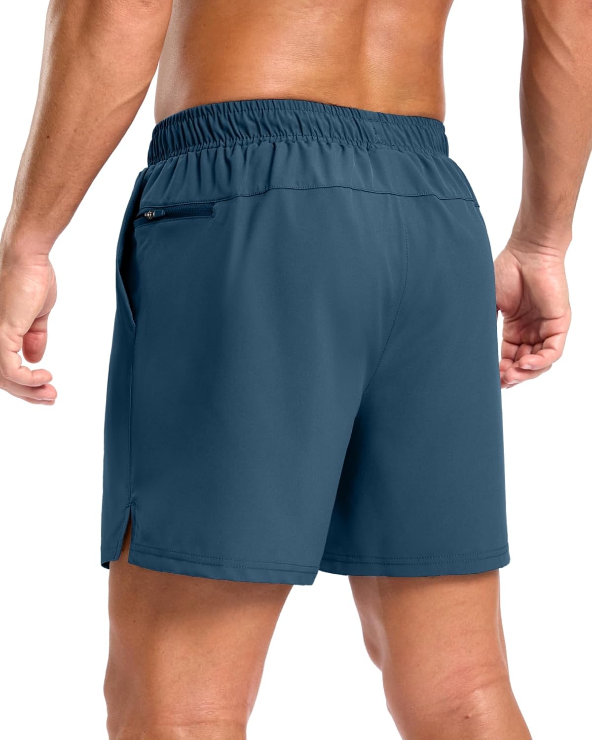 image:imageG Gradual Mens Athletic Running Shorts with 2 Zipper Pockets 7 5 9Blue