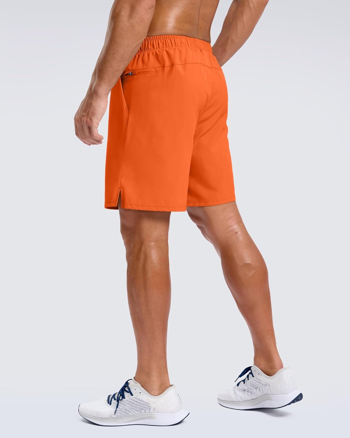 image:imageG Gradual Mens Athletic Running Shorts with 2 Zipper Pockets 7 5 9Orange