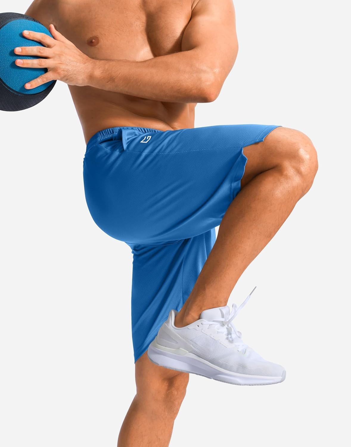 image:imageG Gradual Mens Athletic Shorts with Pockets 9 11 Long Basketball ShortsBlue