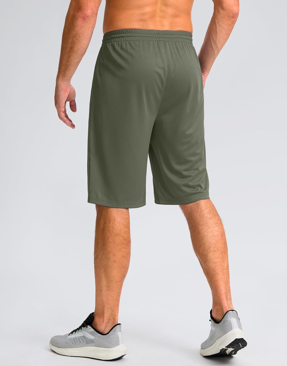 image:imageG Gradual Mens Athletic Shorts with Pockets 9 11 Long Basketball ShortsSage