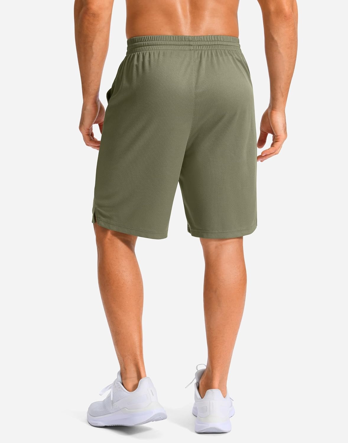 image:imageG Gradual Mens Athletic Shorts with Pockets 9 11 Long Basketball ShortsSage