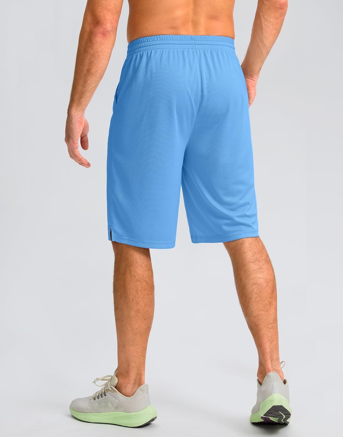 image:imageG Gradual Mens Athletic Shorts with Pockets 9 11 Long Basketball ShortsSky Blue